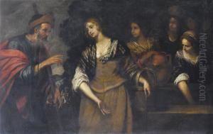 Rebecca E Eliezer Al Pozzo by Giovanni Andrea di Ferrari
