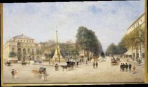 Parigi, Porte De Clichy by Giuseppe Ferrari