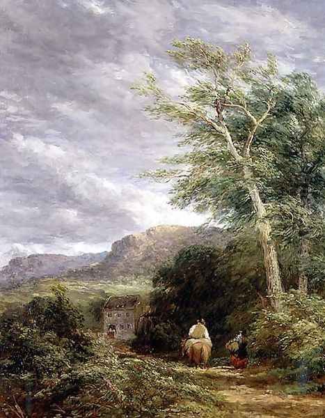 Welsh Landscape with a Watermill - view 1