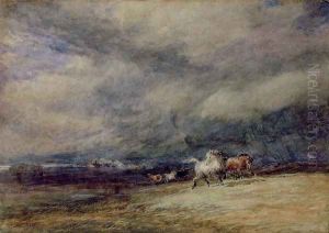 The Night Train, 1849 by David Cox