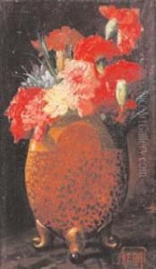 Vaso Con Garofani