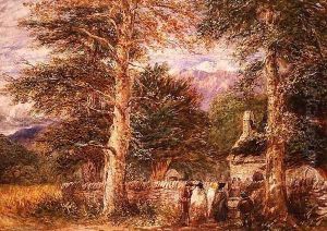 Bettws-y-Coed Church, North Wales, 1852 by David Cox