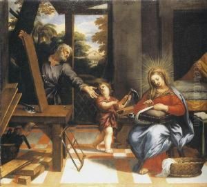 Gesu Bambino Falegname by Ciro Ferri
