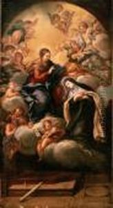 La Vergine Benedice Santa Margherita Dacortona