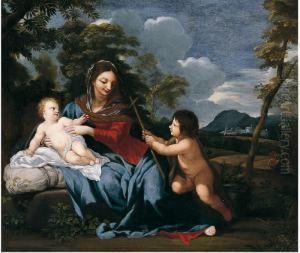 Madonna Col Bambino E San Giovannino
