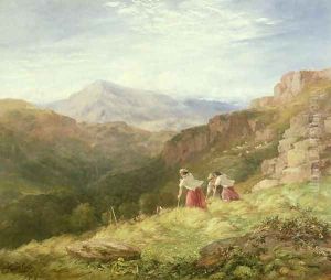 Haymaking Snowdon 1847 by David Cox