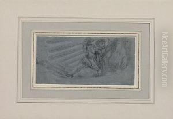 Study For A Ceiling Design At The Sala Di Marte, Pitti Palace,florence - view 1