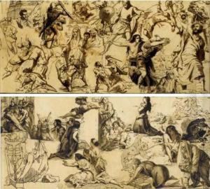 Copies D'apres Differents Details De Tableaux