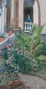 Figura In Giardino by Antonio Ferrigno