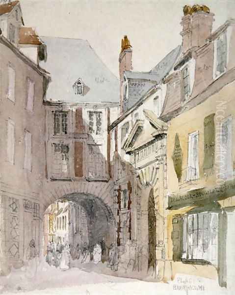 Place Barthelme, Paris, c.1829 - view 1