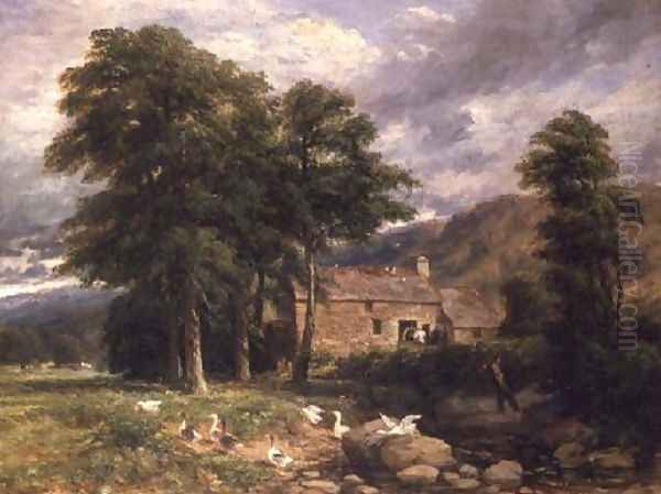 The Old Mill at Bettws-y-Coed by David Cox