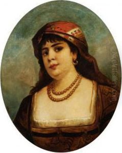 Coppia Di Ritratti Diodalische by Egisto Ferroni