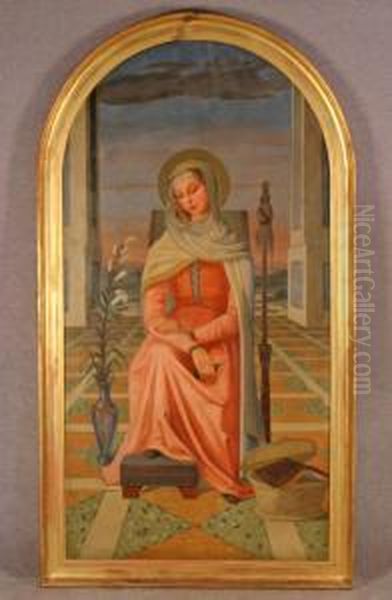 Virgin In A Courtyard - view 1