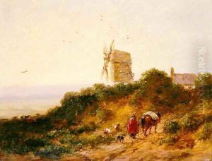The Road to the Mill, 1849 by David Cox