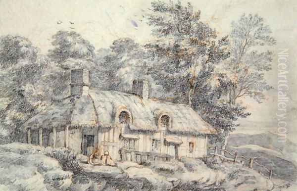 Cottage in Herefordshire, c.1820 - view 1
