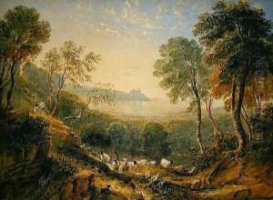 View of Harlech Castle by David Cox