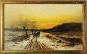 Riding Into The Sunset by John Fery