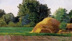 Landscape With A Haystack