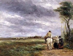 Going to the Hayfield, 1852 by David Cox
