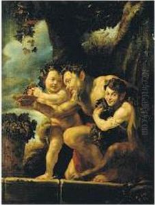 Bacchus With Satyrs by Domenico Fetti