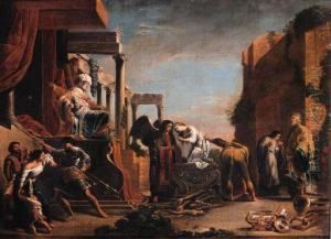 The Sacrifice Of Iphigeneia by Domenico Fetti