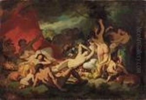 Bacchische Szene by Anselm Friedrich Feuerbach