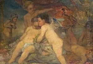 Studien Mit Putten by Anselm Friedrich Feuerbach