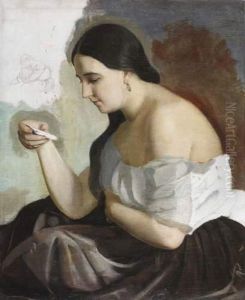 La Lecture Du Billet by Anselm Friedrich Feuerbach