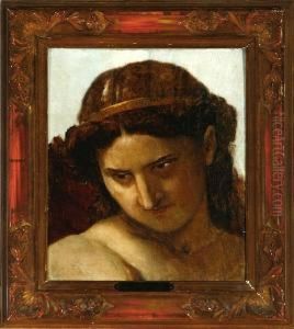 A Study Of A Young Man by Anselm Friedrich Feuerbach
