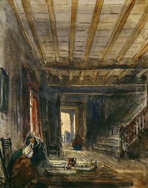 Interior with Figures at a Table - view 1