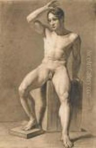 Un Homme Nu Assis Un Homme Nu Assis