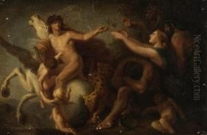 Bacchische Szene, Bacchus Auf Dem
Pegasus. by Anselm Friedrich Feuerbach