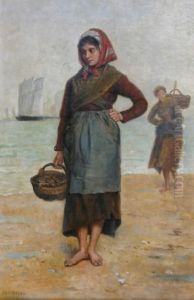 Oyster Gatherer by Eugene Feyen