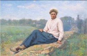 Jeune Fille Dans La Campagne