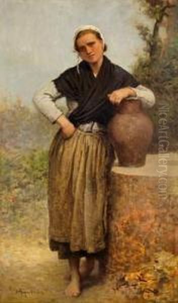 Jeune Femme Au Puits - view 1