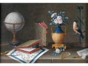 Nature Morte Aux Tambourins. by Johann Rudolf Feyerabend