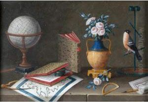 Nature Morte Aux Tambourins. 
Gouache. A Vue : 16x21 Cm. Me Rheims Et Laurin, Palais Galliera 
11/06/1971 Accident