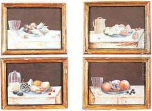 Nature Morte Au X Fruits Sur Un Entablement Nature Morte Au X Fruits Sur Un Entablement