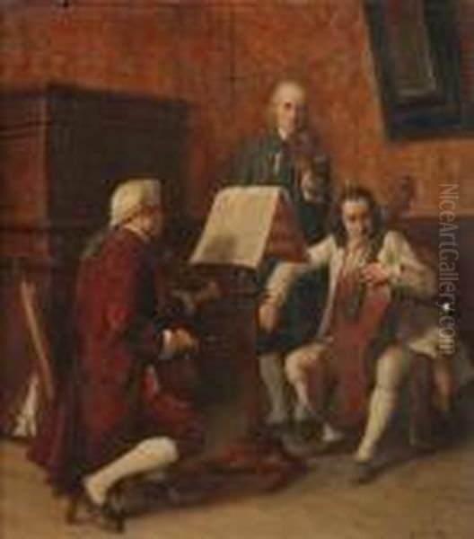 Three Musicians - view 1