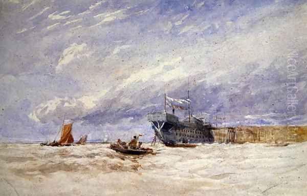 On the Medway, c.1845-50 - view 1