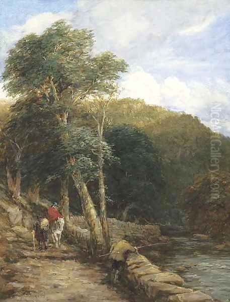 The fisherman - View at Bettws-y-Coed - view 1