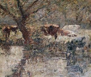 Cattle In A Meadow by Harry Filder