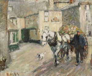 Vegetable Cart by Harry Filder