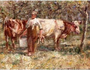 Milking Time by Harry Filder