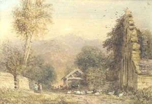 Cader Idris from Kymmer Valley, North Wales by David Cox
