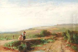 Children fishing