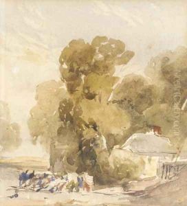 The mill by David Cox