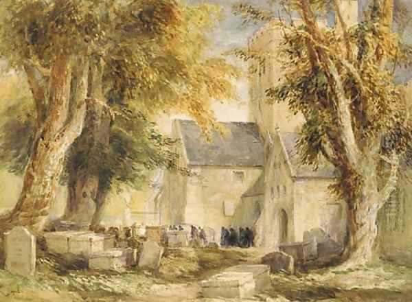 A Welsh Funeral - view 1