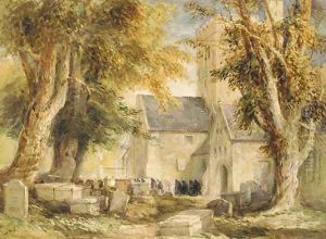 A Welsh Funeral by David Cox