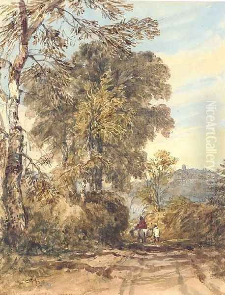Dudley Castle from West Bromwich, West Midlands - view 1